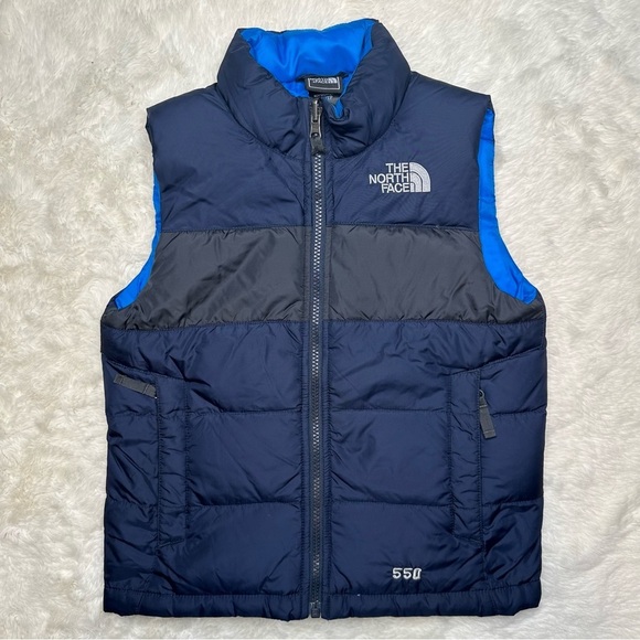 The North Face Other - The North Face Vest Blue & Grey Zip-Up Size 6
